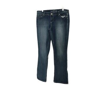 Maurices Women's Juniors Jeans Pockets Blue Size 13/14 Regular